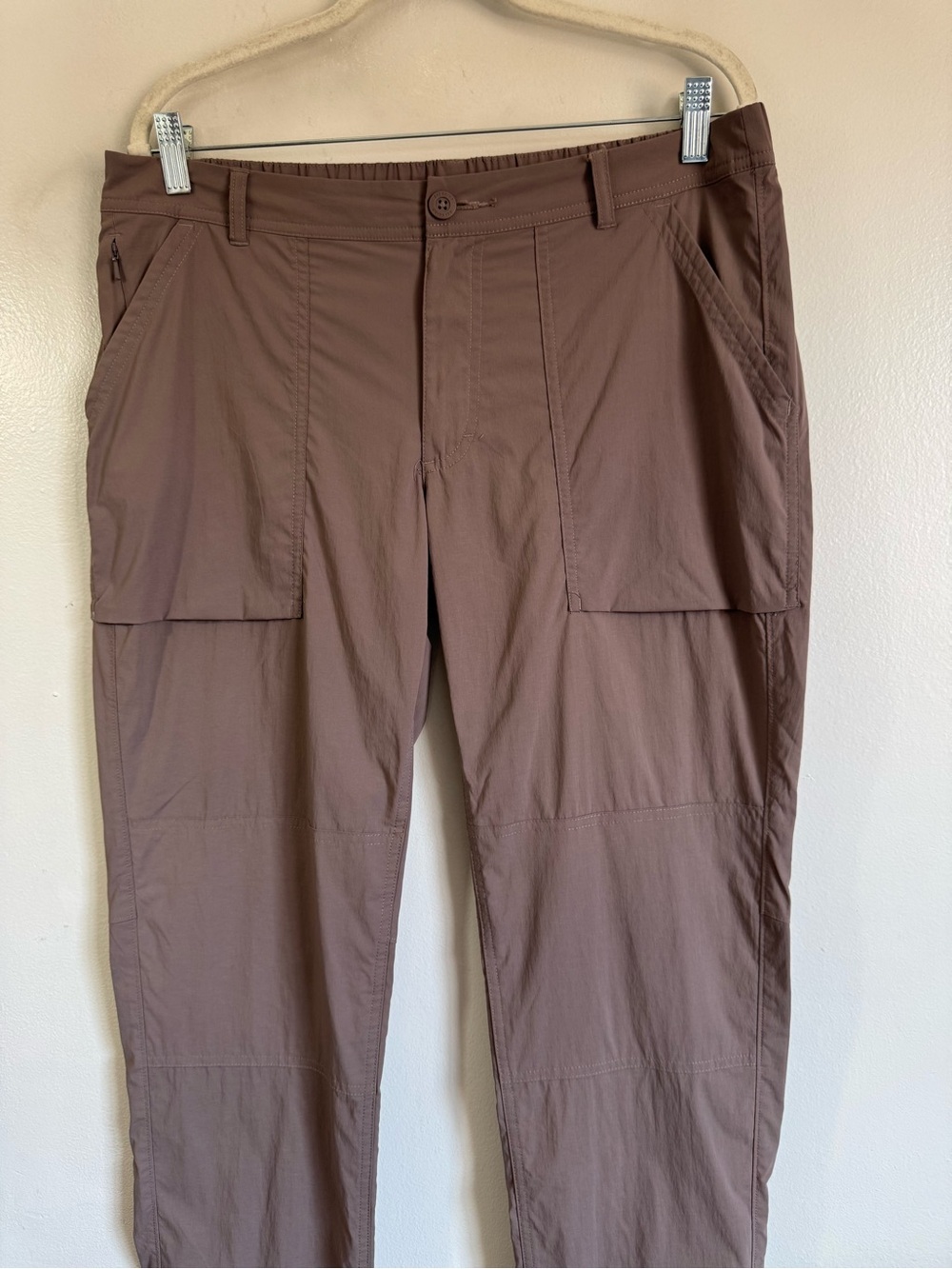 REI Co-op Savanna Trails Pants Brown Hiking Outdoor Nylon Lightweight Size 12 - Picture 3 of 13